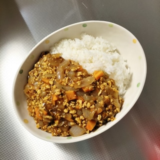 【甘い】玉ねぎの大豆ミートカレー